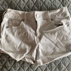 White Denim American Eagle Shorts